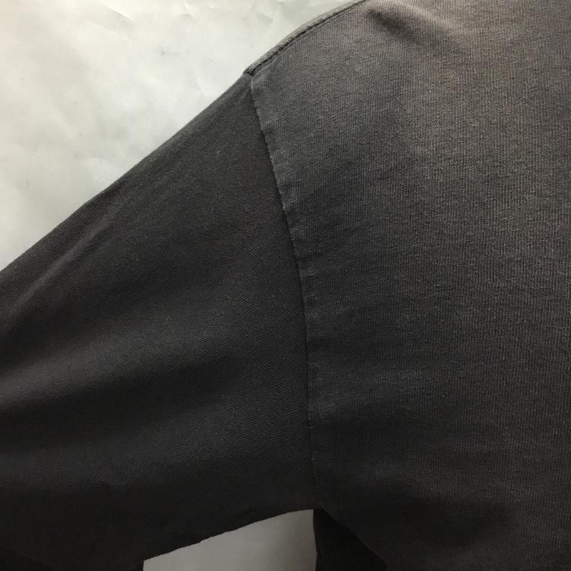 ステューシー STUSSY カットソー 長袖 長袖カットソー プリントTシャツ クルーネックカットソー ロングスリーブカットソー M ロゴ、文字 黒 / ブラック / メンズ USED 古着 中古 10106594