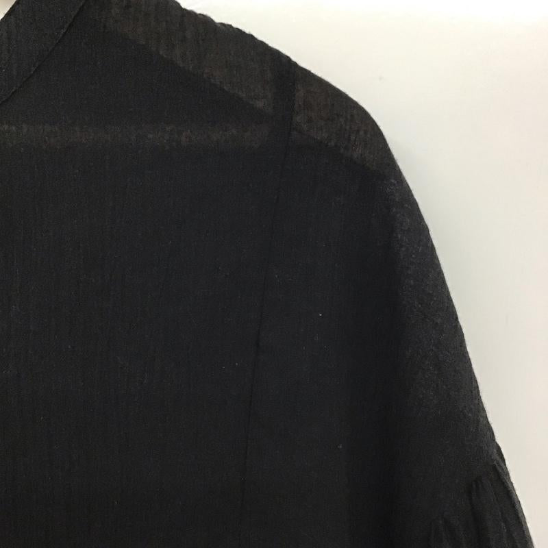 グローバルワーク GLOBAL WORK シャツ、ブラウス 半袖 FREE 無地 黒 / ブラック / レディース USED 古着 中古 10130195