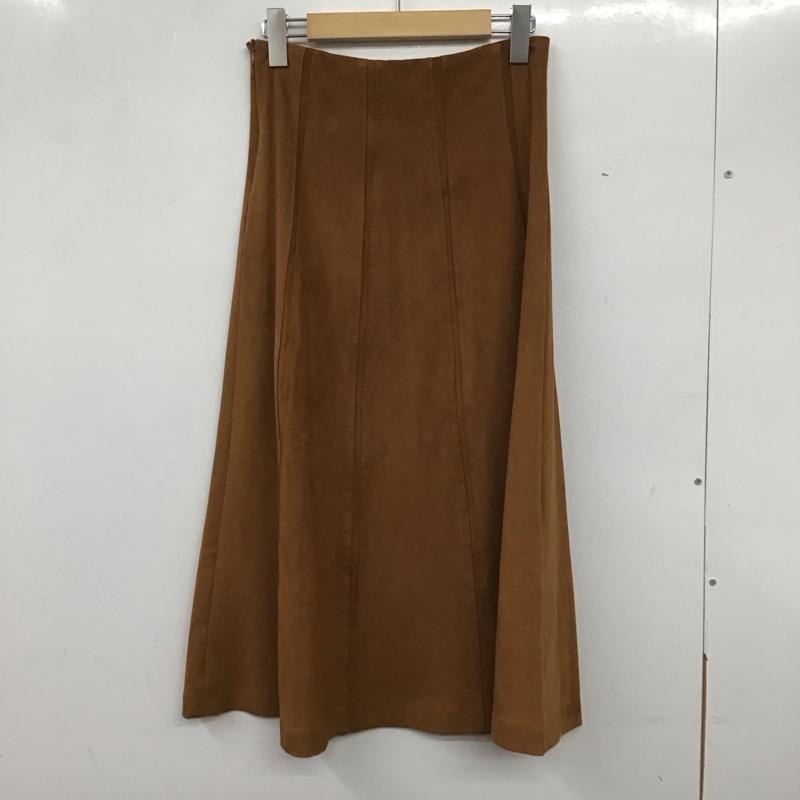 ザラ ZARA スカート ロングスカート XS 無地 茶 / ブラウン / レディース USED 古着 中古 10139588