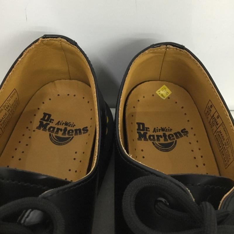 ドクターマーチン Dr.Martens 革靴 革靴 AW004 1461 3ホール UK8 US:9 無地 黒 / ブラック / メンズ USED 古着 中古 10148412