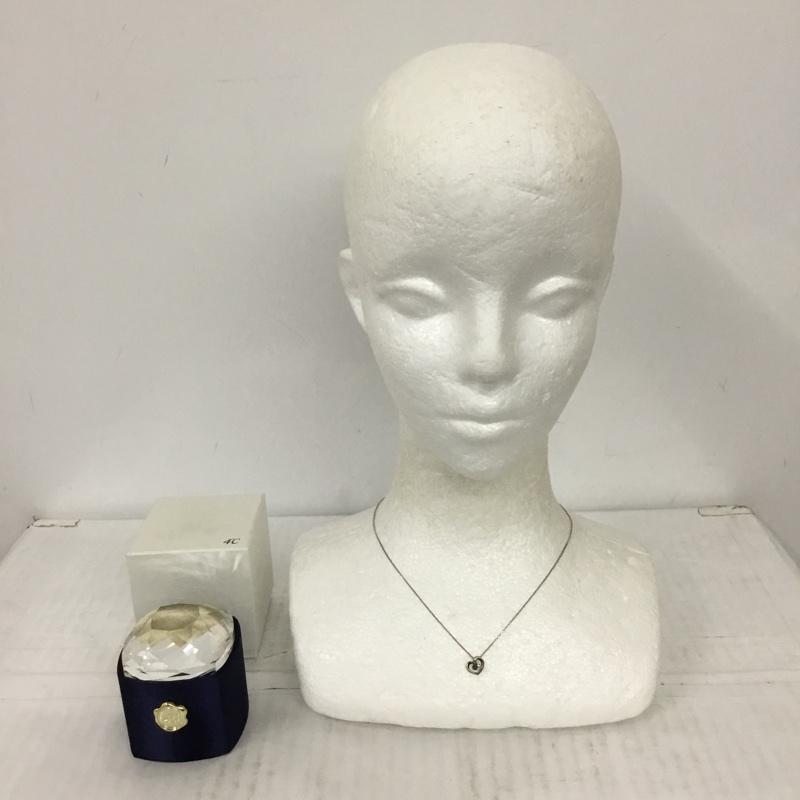ヨンドシー 4℃ アクセサリー ネックレス、ペンダント ハート 箱有 無地 銀 / シルバー / レディース USED 古着 中古 10109907