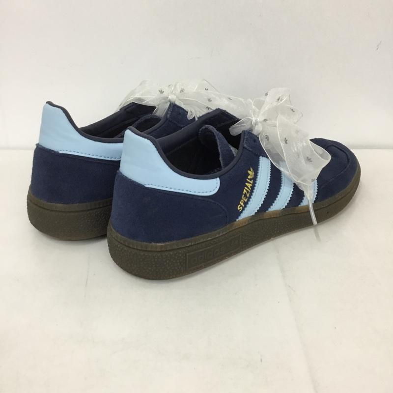アディダス adidas スニーカー スニーカー BD7633 Handball Spezial 24cm 24.0cm ロゴ、文字 紺 / ネイビー / X 水色 / ライトブルー / レディース USED 古着 中古 10131187