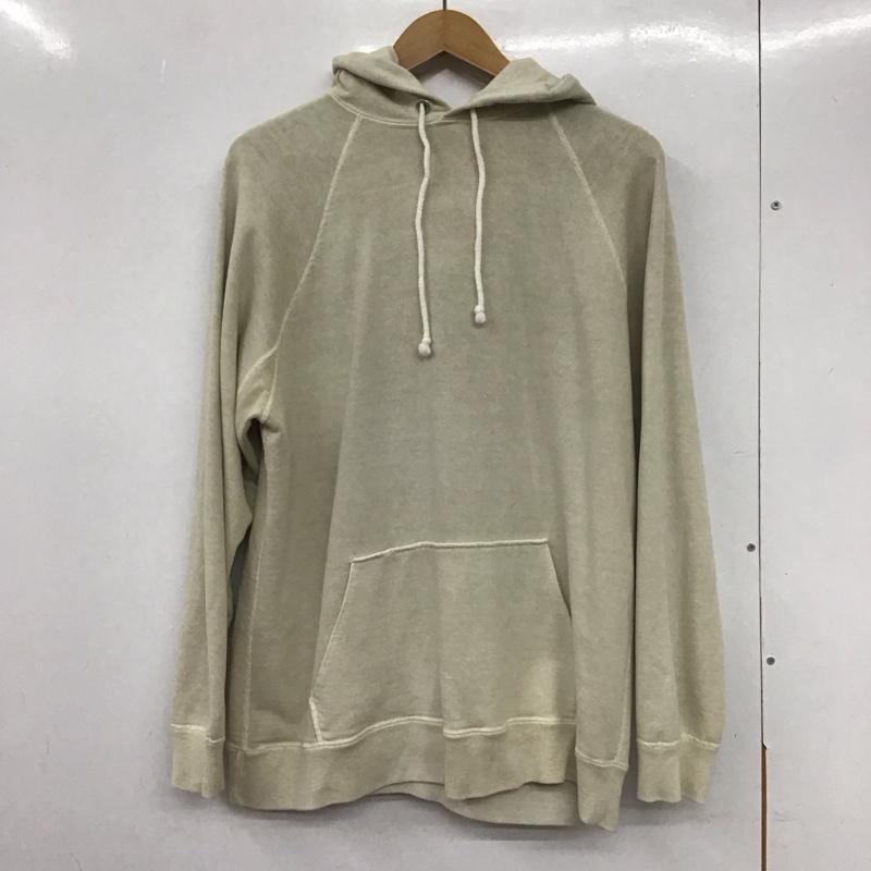 グッドオン Good On パーカー 長袖 長袖パーカー プルオーバーパーカー スウェット L 無地 ベージュ / ベージュ / メンズ USED 古着 中古 10133124