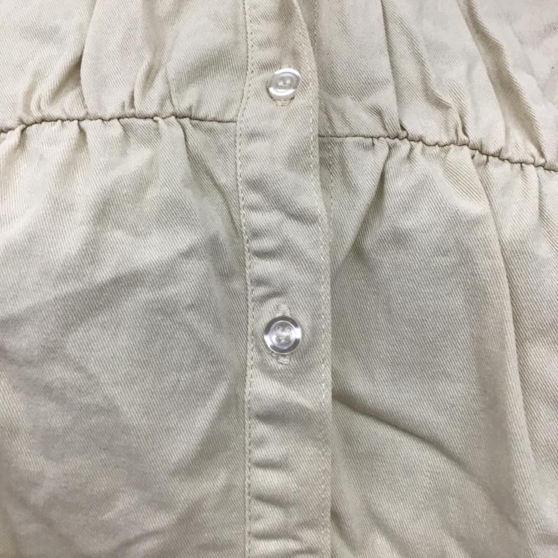マウジー MOUSSY シャツ、ブラウス 半袖 010dag11-5410 DENIMRUFFLE ブラウス ノースリーブカットソー フリルシャツ FREE 無地 ベージュ / ベージュ / レディース USED 古着 中古 10105653