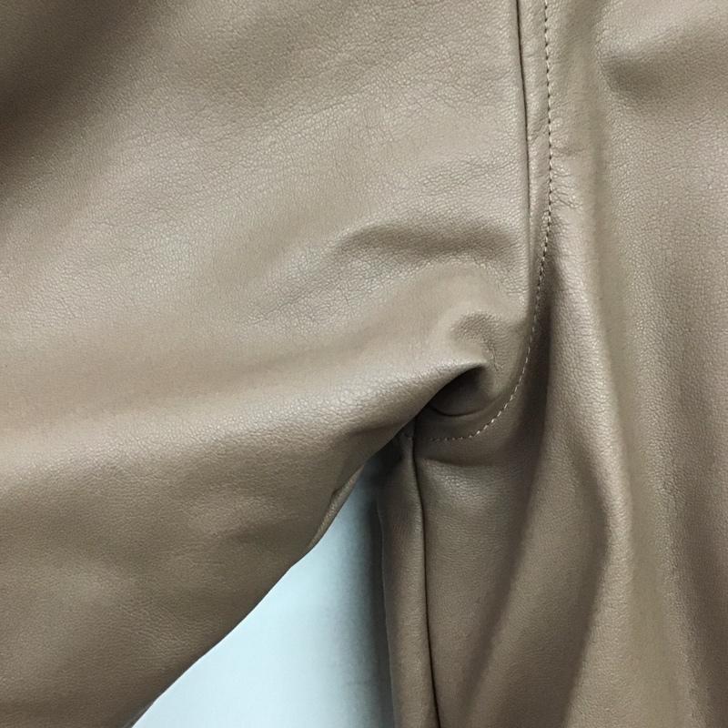 マジェスティックレゴン MAJESTIC LEGON ジャケット、上着 ライダース 1018073700 ふわふわボリュームライダース M 無地 茶 / ブラウン / レディース USED 古着 中古 10139575