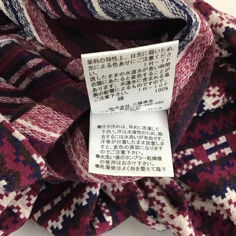 バーバリーブラックレーベル BURBERRY BLACK LABEL カットソー 長袖 長袖カットソー Vネックカットソー ロングスリーブカットソー プリントTシャツ 3 プリント マルチカラー / マルチカラー /  メンズ USED 古着 中古 10114643