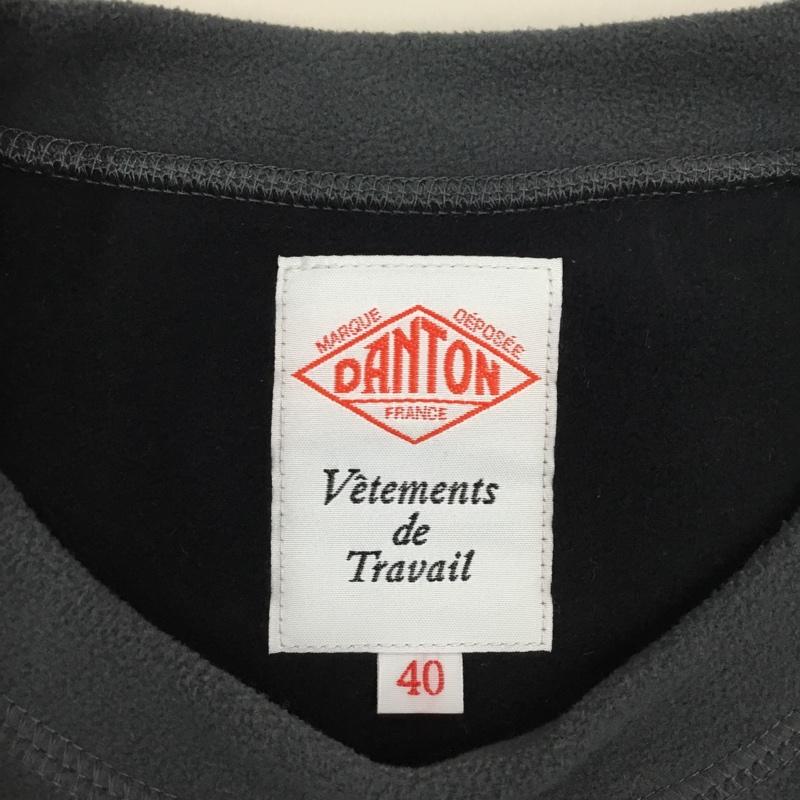 ダントン Danton カットソー 長袖 長袖カットソー クルーネックカットソー ロングスリーブカットソー 40 ロゴ、文字 灰 / グレー / メンズ USED 古着 中古 10121784