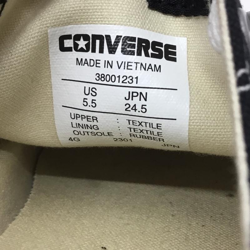 コンバース CONVERSE スニーカー スニーカー 38001231 NEXTAR110 PLTS OX 24.5cm 24.5cm ロゴ、文字 黒 / ブラック / X 白 / ホワイト / レディース USED 古着 中古 10122439