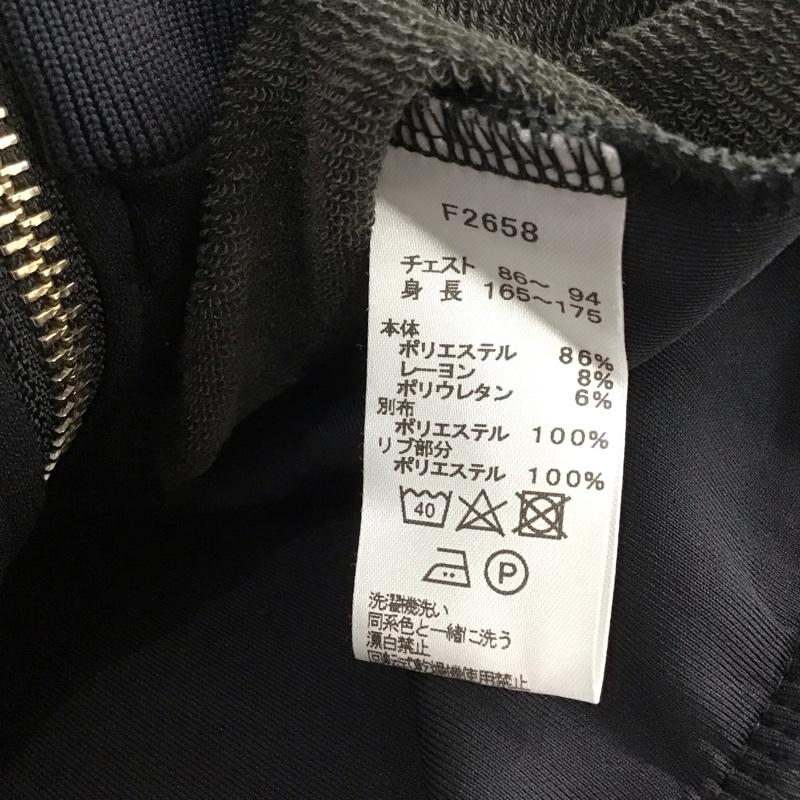 フレッドペリー FRED PERRY ジャケット、上着 ジャケット、ブレザー ジップアップジャケット アウター ノーカラージャケット ジャージ S ロゴ、文字 黒 / ブラック / メンズ USED 古着 中古 10143208