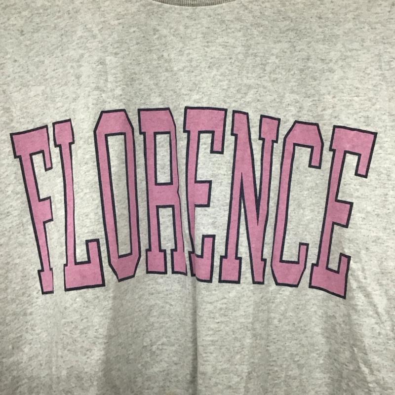 フリークスストア FREAK S STORE Tシャツ 半袖 FREE ロゴ、文字 X プリント 灰 / グレー / レディース USED 古着 中古 10137396