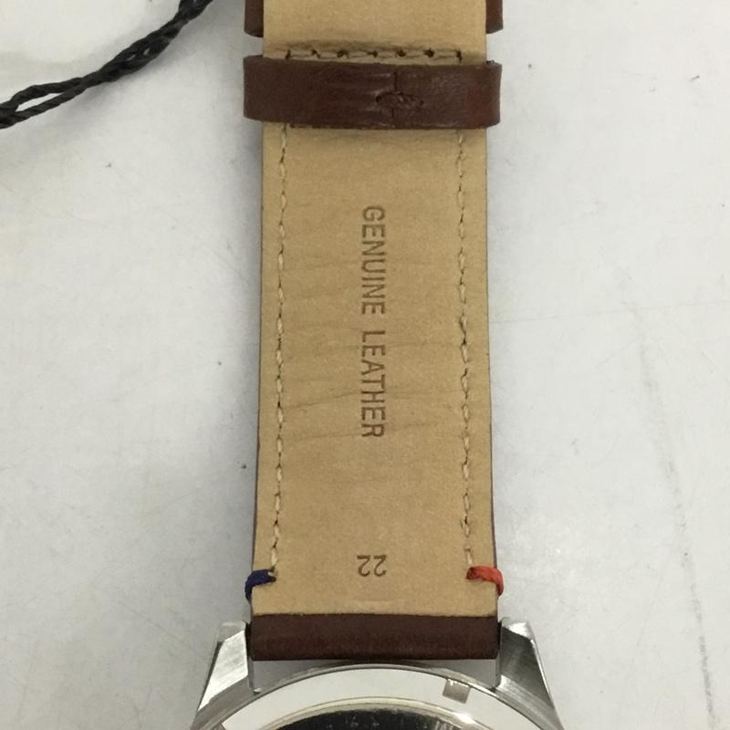 トミーヒルフィガー TOMMY HILFIGER 腕時計 アナログ(クォーツ式) TH 248.1.14.1685 レザーベルト ロゴ、文字 茶 / ブラウン / X 紺 / ネイビー / X 銀 / シルバー / メンズ USED 古着 中古 10129480