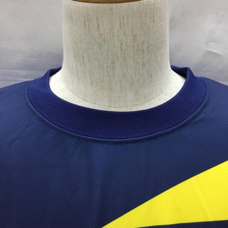 チャレンジャー CHALLENGER カットソー 長袖 CLG-CS 022-003 Gary YAMAMOTO LS WARM UP TEE タグ付き L ロゴ、文字 白 / ホワイト / X 黄 / イエロー / X 紺 / ネイビー /  メンズ USED 古着 中古 10109676