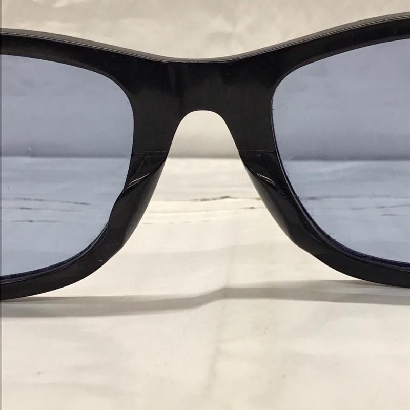 レイバン Ray-Ban めがね・サングラス サングラス RB2140-F WAYFARER 901 64 52-22 ロゴ、文字 黒 / ブラック / X 青 / ブルー / レディース USED 古着 中古 10118425