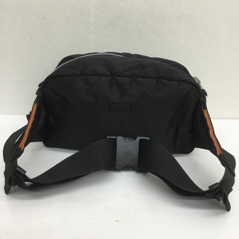 ポーター PORTER ウエストバッグ ウエストバッグ タンカー ウエストバッグ ロゴ、文字 黒 / ブラック / メンズ USED 古着 中古 10108213