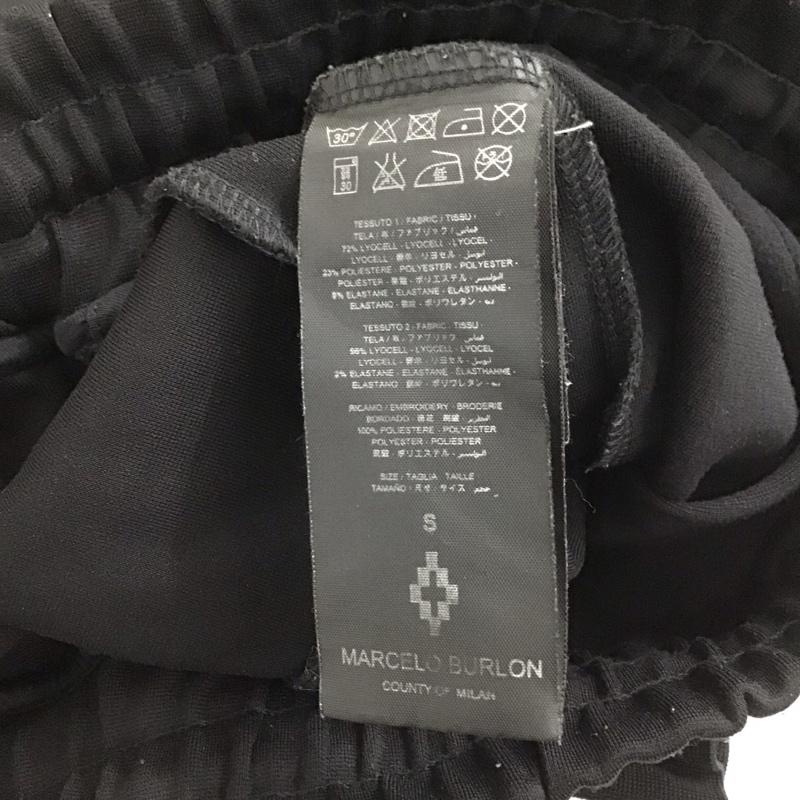 マルセロ・バーロン MARCELO BURLON パンツ ワークパンツ、ペインターパンツ ワイドパンツ カジュアルパンツ ワークパンツ 無地 黒 / ブラック / メンズ USED 古着 中古 10127667
