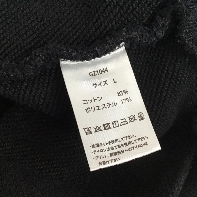 ゲンザイ genzai パーカー 長袖 長袖パーカー プルオーバーパーカー スウェット L ロゴ、文字 黒 / ブラック / メンズ USED 古着 中古 10130963