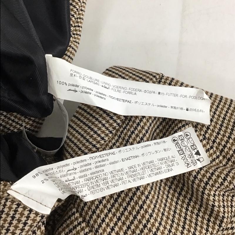 ザラ ZARA セットアップ セットアップ 9929 328 704 ブレザー ジャケット テーパードパンツ 千鳥格子 黒 / ブラック / X 茶 / ブラウン / X ベージュ / ベージュ / レディース USED 古着 中古 10133317