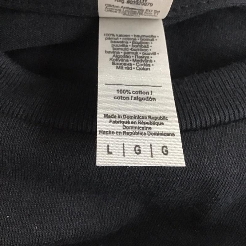 ラッツ RATS Tシャツ 半袖 半袖カットソー プリントTシャツ クルーネックカットソー L プリント 黒 / ブラック / メンズ USED 古着 中古 10131228