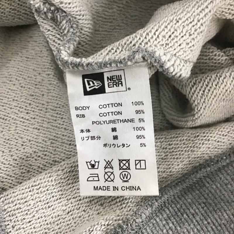 ハリウッドランチマーケット H.R MARKET トレーナー 長袖 長袖トレーナー スウェット クルーネック プルオーバー newera S ロゴ、文字 灰 / グレー / メンズ USED 古着 中古 10139769