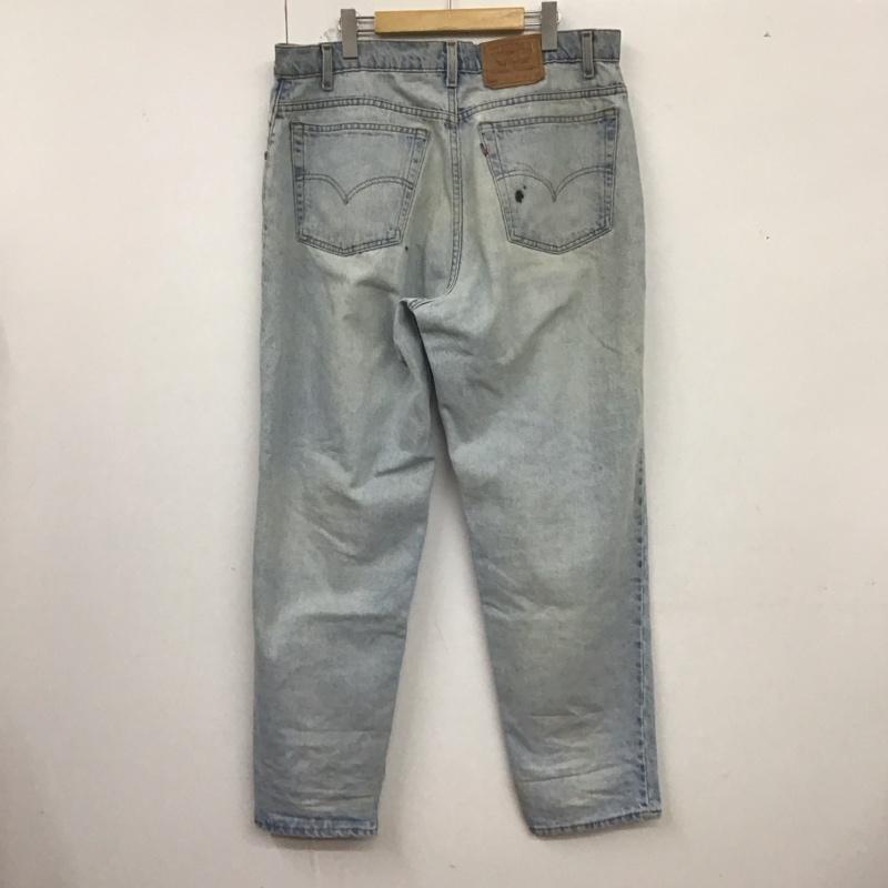 リーバイストラウスアンドコー Levi Strauss & co. パンツ デニム、ジーンズ デニムパンツ ワイドパンツ カジュアルパンツ ヴィンテージ 38 無地 インディゴ / インディゴ /  メンズ USED 古着 中古 10125649