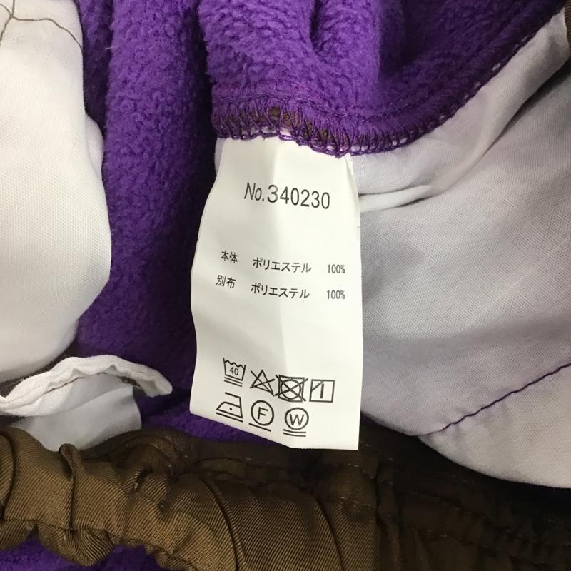 ゴースローキャラバン go slow caravan パンツ ワークパンツ、ペインターパンツ 340230 フリースパンツ ワイドパンツ 1 ロゴ、文字 茶 / ブラウン / X 紫 / パープル / メンズ USED 古着 中古 10132321