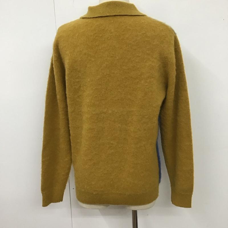 ビームスプラス BEAMS + ニット、セーター 長袖 モヘヤ M 無地 マスタード / マスタード / X 茶 / ブラウン / X 緑 / グリーン / X えんじ / ワインレッド / X 青 / ブルー / X 灰 / グレー / X 白 / ホワイト / メンズ USED 古着 中古 10111780