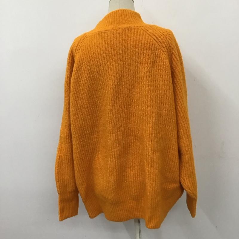 アイテムズ アーバンリサーチ ITEMS URBAN RESEARCH ニット、セーター 長袖 it37-22b012 フワフワハイネックニット FREE 無地 橙 / オレンジ / レディース USED 古着 中古 10121519