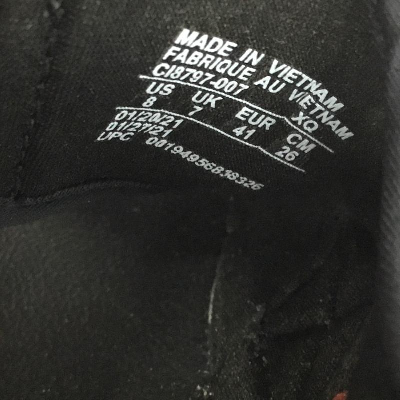 ナイキ NIKE サンダル サンダル CI8797-007 キャニオンサンダル 26cm 26.0cm ロゴ、文字 黒 / ブラック / X 橙 / オレンジ / レディース USED 古着 中古 10138839
