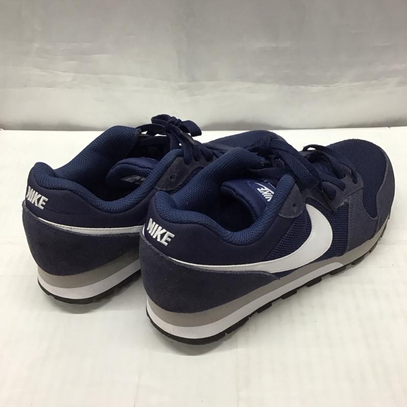 ナイキ NIKE スニーカー スニーカー 749794-410 MD RUNNER 2 25cm 25.0cm ロゴ、文字 紺 / ネイビー / レディース USED 古着 中古 10116059