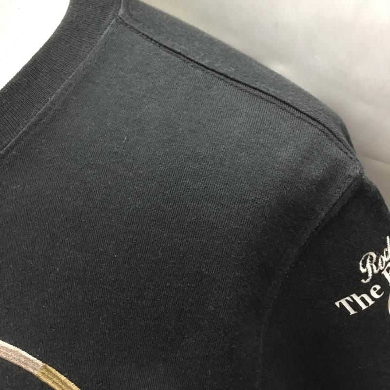 ノートン Norton Tシャツ 半袖 半袖カットソー プリントTシャツ クルーネックカットソー L プリント 黒 / ブラック /  メンズ USED 古着 中古 10108704