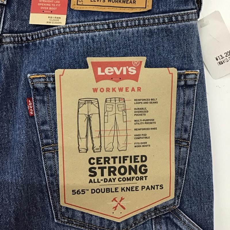 リーバイストラウスアンドコー Levi Strauss & co. パンツ デニム、ジーンズ デニムパンツ ワイドパンツ カジュアルパンツ ストレッチ 30インチ 無地 インディゴ / インディゴ / メンズ USED 古着 中古 10136567