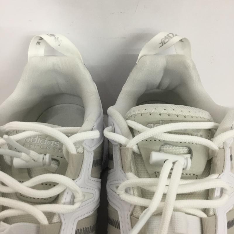 アディダス adidas スニーカー スニーカー GY9410 HYPERTURF ADVENTURE 27cm 27.0cm ロゴ、文字 白 / ホワイト / X 灰 / グレー / メンズ USED 古着 中古 10124272