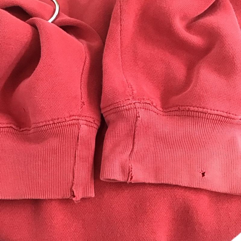 ステューシー STUSSY トレーナー 長袖 長袖トレーナー スウェット クルーネック プルオーバー90s 紺タグ ドラゴン L プリント 赤 / レッド / メンズ USED 古着 中古 10132583