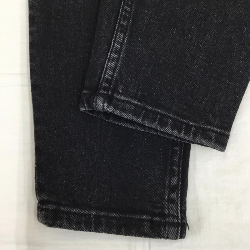 ザラ ZARA パンツ デニム、ジーンズ 36 無地 黒 / ブラック / レディース USED 古着 中古 10139661