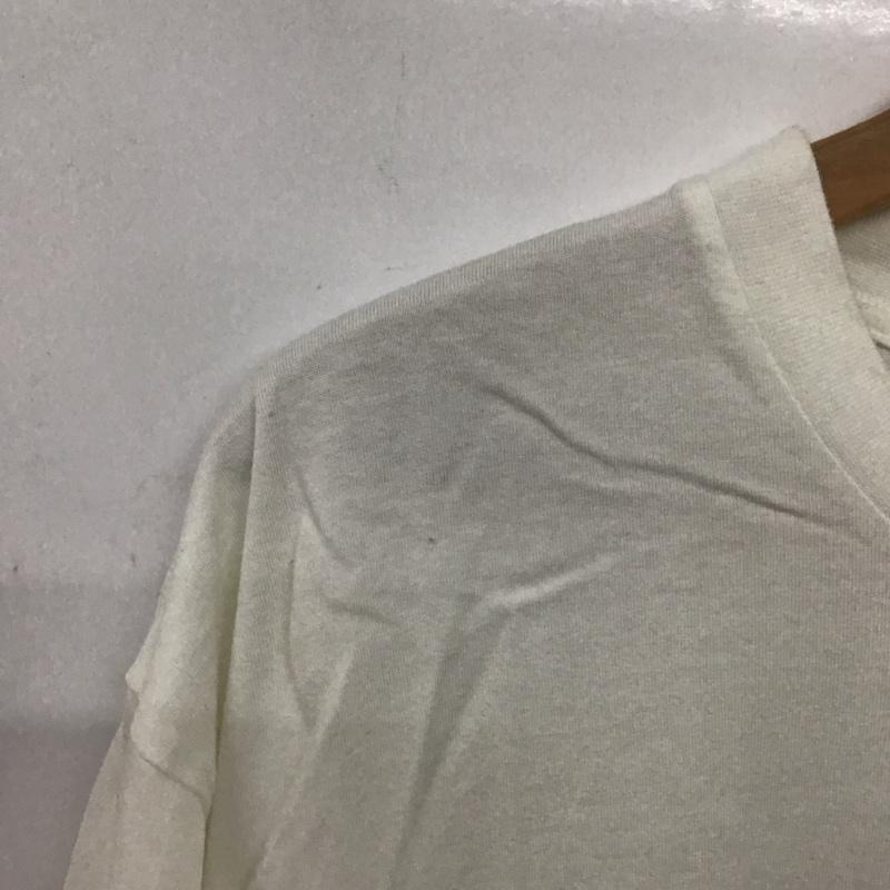 ナイキ NIKE Tシャツ 半袖 半袖カットソー プリントTシャツ クルーネックカットソー L ロゴ、文字 白 / ホワイト / メンズ USED 古着 中古 10139292