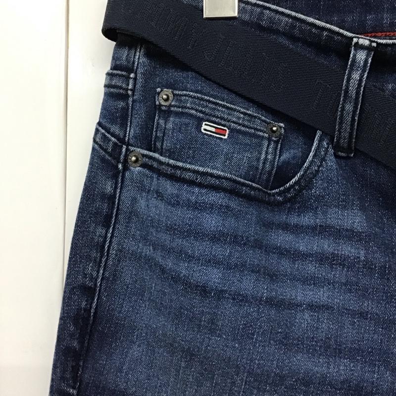 トミー ジーンズ TOMMY JEANS パンツ デニム、ジーンズ デニムパンツ スリムパンツ カジュアルパンツ ストレッチパンツ 32インチ 無地 インディゴ / インディゴ / メンズ USED 古着 中古 10130826