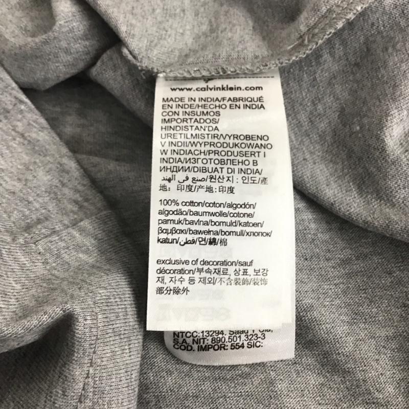 カルバン・クライン Calvin Klein Tシャツ 半袖 L 無地 灰 / グレー / レディース USED 古着 中古 10140649