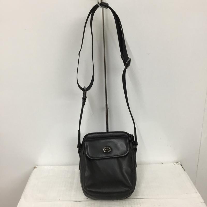 コーチ COACH ショルダーバッグ ショルダーバッグ C1269 ヘリテージ 無地 黒 / ブラック / メンズ USED 古着 中古 10124169