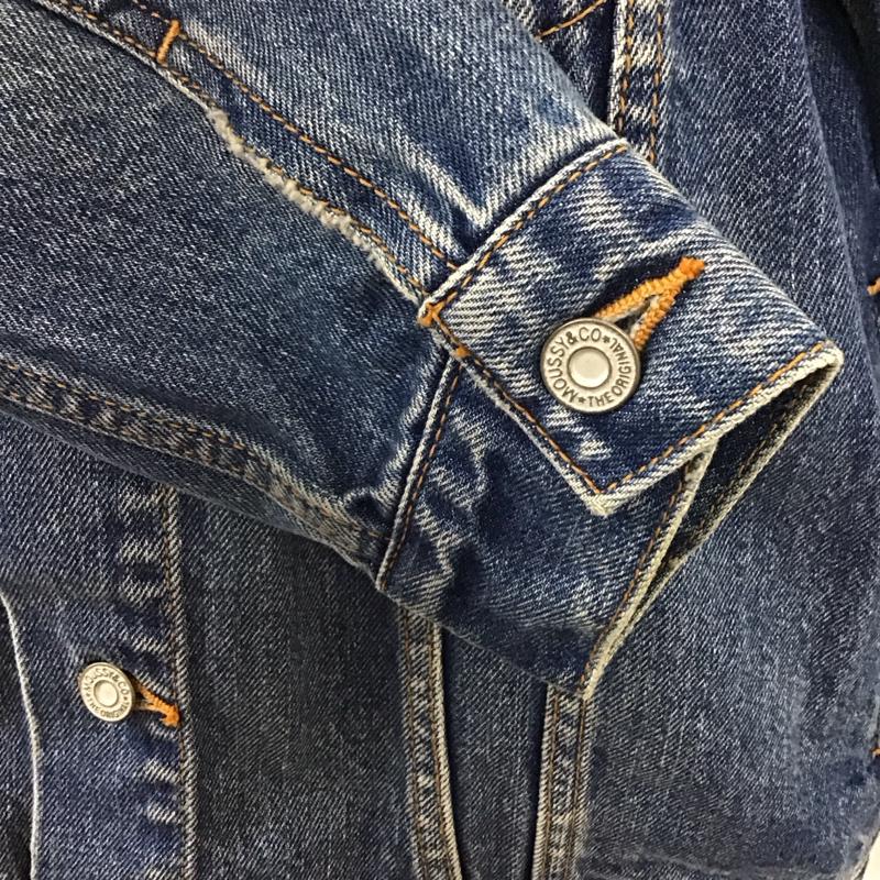 マウジー MOUSSY ジャケット、上着 ジャケット、ブレザー 0109SA11-0190 デニムジャケット Gジャン FREE 無地 水色 / ライトブルー / レディース USED 古着 中古 10114348