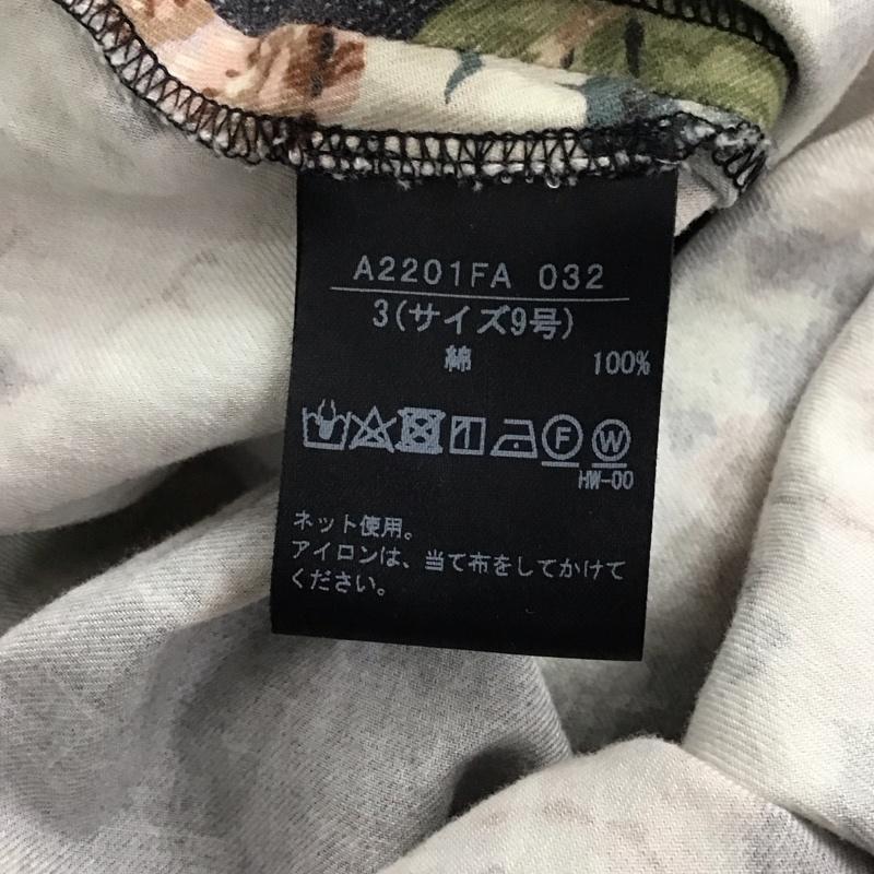 インゲボルグ INGEBORG ワンピース ロングスカート 長袖ロングワンピース ウエスト切り替えワンピース フレアスカート 3 プリント マルチカラー / マルチカラー / レディース USED 古着 中古 10142653