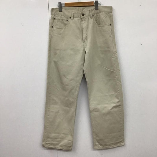 リーバイス Levi s パンツ デニム、ジーンズ 34インチ 無地 ベージュ / ベージュ /  メンズ USED 古着 中古 10123343