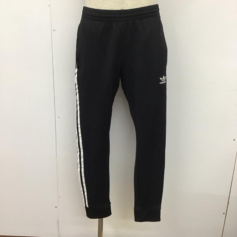アディダス adidas ボトムス ボトムス GF0210 トラックパンツ ジャージ L ロゴ、文字 黒 / ブラック / X 白 / ホワイト / メンズ USED 古着 中古 10112216