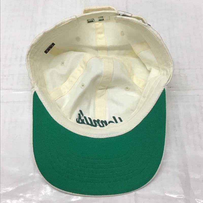 アイエービー スタジオ IAB STUDIO 帽子 キャップ Henry’s Pizza ロゴ、文字 白 / ホワイト / メンズ USED 古着 中古 10113380