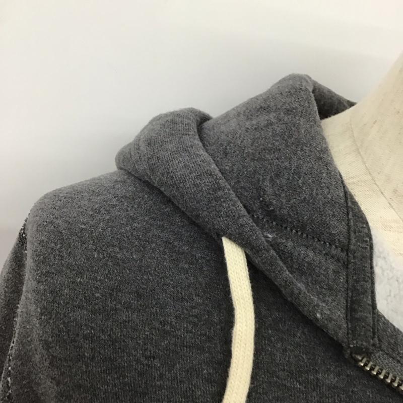 ポロラルフローレン POLO RALPH LAUREN パーカー 長袖 長袖パーカー フード付きパーカー 刺繍スウェット トレーナー ジップアップパーカー S ロゴ、文字 灰 / グレー / メンズ USED 古着 中古 10107317