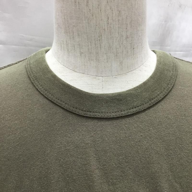 ナイキ NIKE カットソー 長袖 dj1583-004 NIKEASMNSWTEELSPREMIUMESSNTL ロンT スポーツウェア XL ロゴ、文字 カーキ / カーキ / メンズ USED 古着 中古 10121564