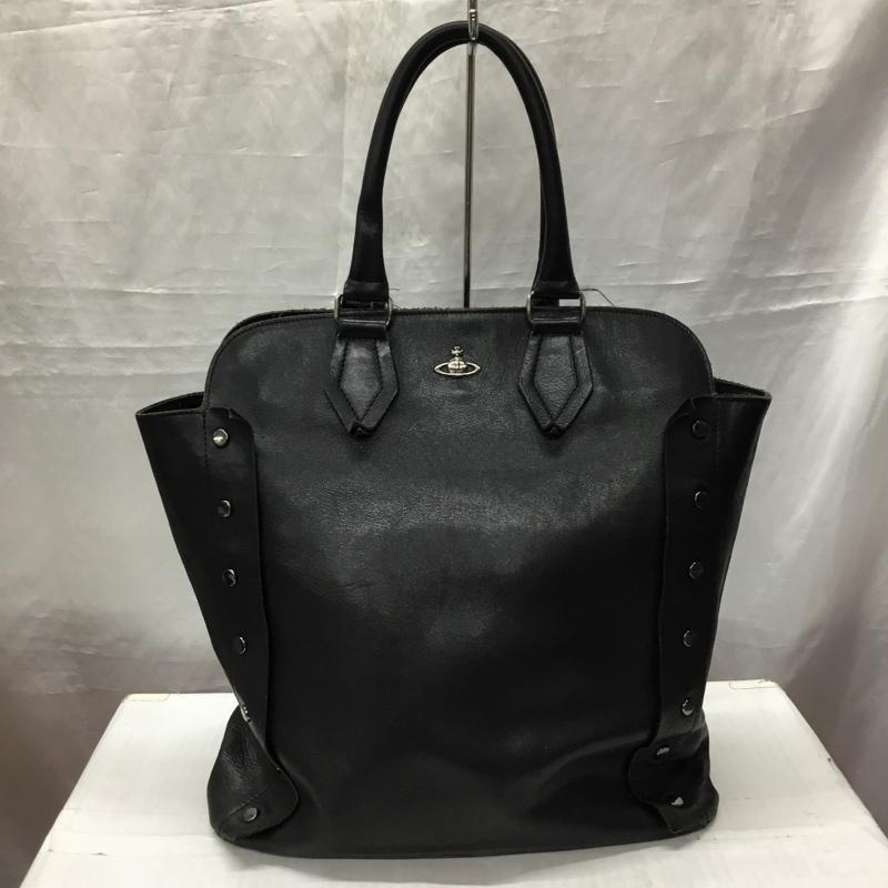 ヴィヴィアンウエストウッド Vivienne Westwood トートバッグ トートバッグ オーブ レザー ワンポイント 黒 / ブラック / レディース USED 古着 中古 10122291