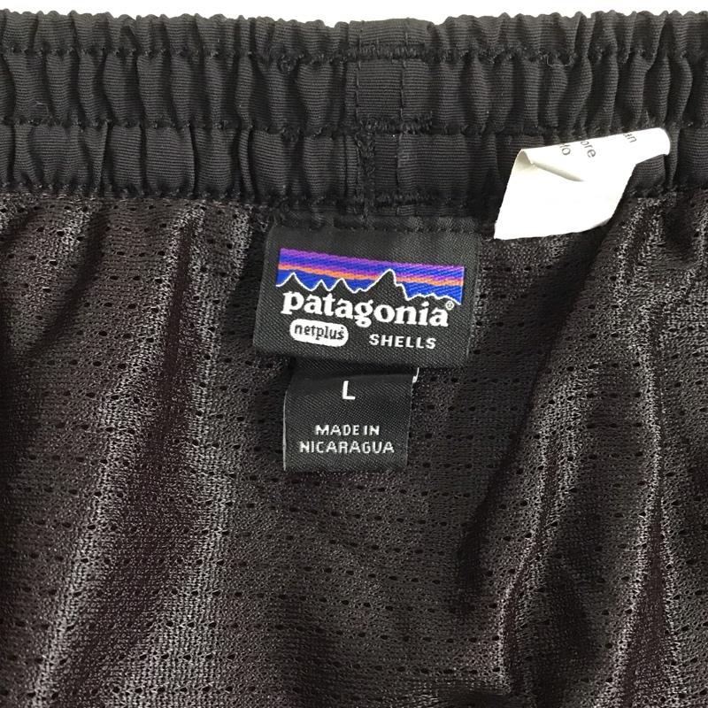 パタゴニア patagonia パンツ ショートパンツ 57022 バギーズショーツ5インチハーフパンツ ハーフパンツ L ロゴ、文字 黒 / ブラック / メンズ USED 古着 中古 10132003