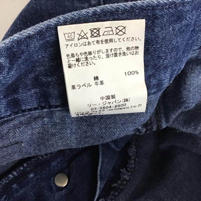 リー Lee パンツ デニム、ジーンズ XS 無地 インディゴ / インディゴ / レディース USED 古着 中古 10130318