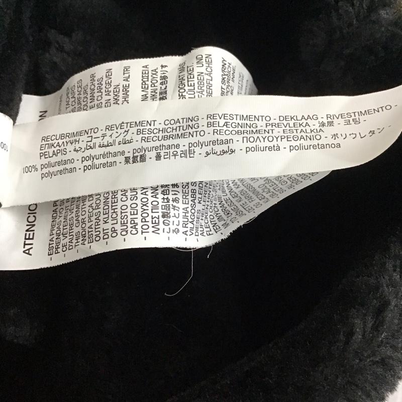ザラ ZARA ベスト ベスト 2969/250/800 フェイクレザー ムートン ライダース ベスト S 無地 黒 / ブラック / レディース USED 古着 中古 10131422
