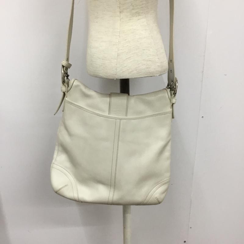 コーチ COACH ショルダーバッグ ショルダーバッグ 9481 レザー 無地 白 / ホワイト / レディース USED 古着 中古 10129108